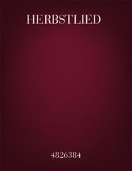 Herbstlied SA/TB choral sheet music cover Thumbnail